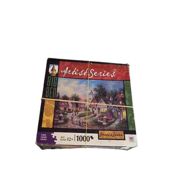 Big Ben Artist Series 1000 Piece Jigsaw Puzzle by Dennis Lewan Vintage - Picture 6 of 6